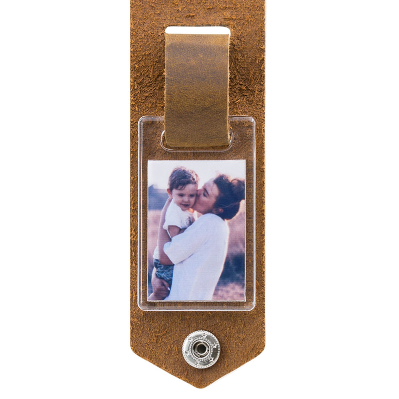Dad Engraved Keyring with Photo
